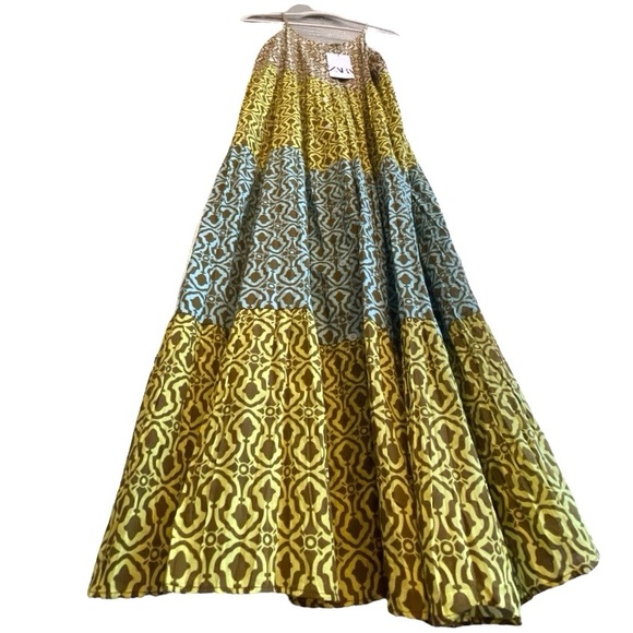 ZARA | Women’s Cotton Multicolored Patchwork Sleeveless Midi Dress | Size M - Picture 12 of 14